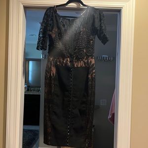 COPY - Beautiful, classic, Byron Lars dress in black. Gently used.